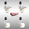 Service Caster 3 Inch 316SS Nylon Swivel 1-7/8 Inch Expanding Stem Caster Lock Brake SCC, 2PK SCC-SS316TTLEX20S314-NYS-2-S-2-178 - alternate 3